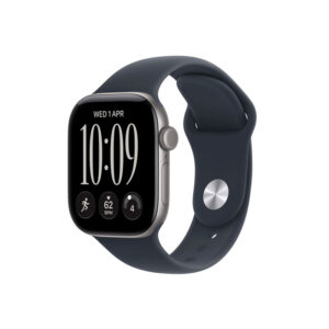 Apple Watch Series 12 Space Grey Aluminium Case with Navy Blue Solo Loop